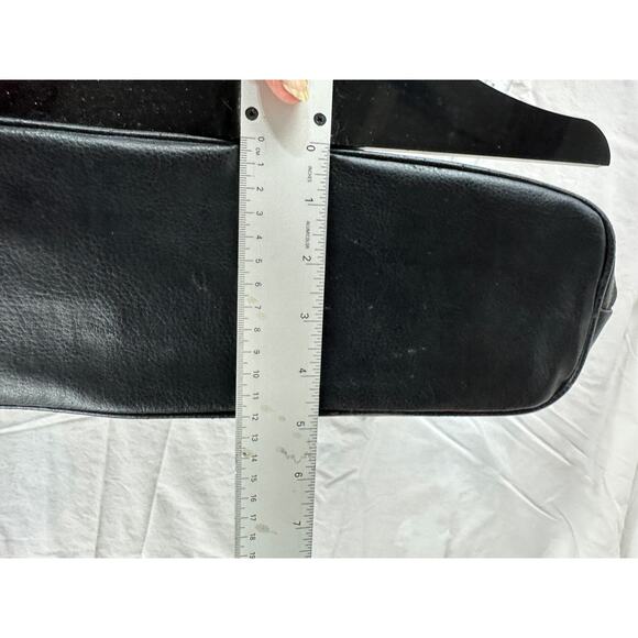 Calvin Klein Collection Nylon Tote Bag Silver with Black Trim - Picture 9 of 12